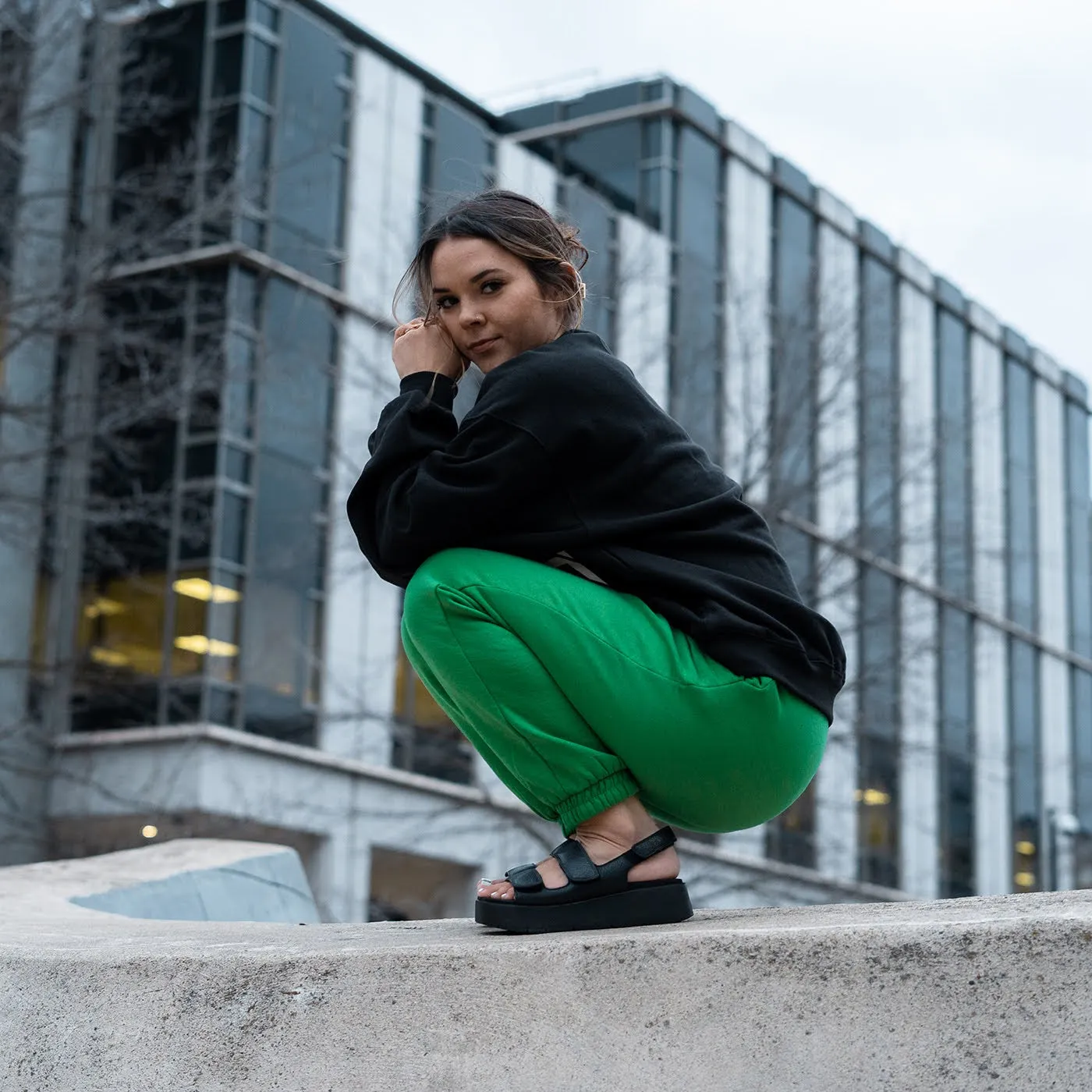 OTBT - ASSIMILATE in BLACK Platform Sandals
