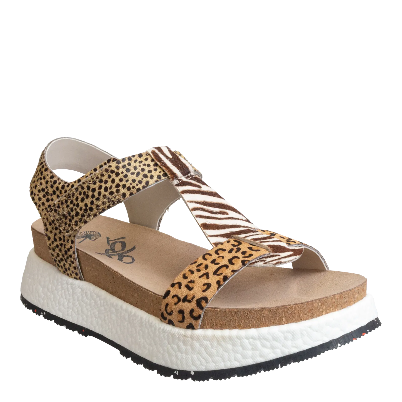 OTBT - MEND in ANIMAL PRINT Platform Sandals
