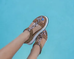 OTBT - MEND in ANIMAL PRINT Platform Sandals