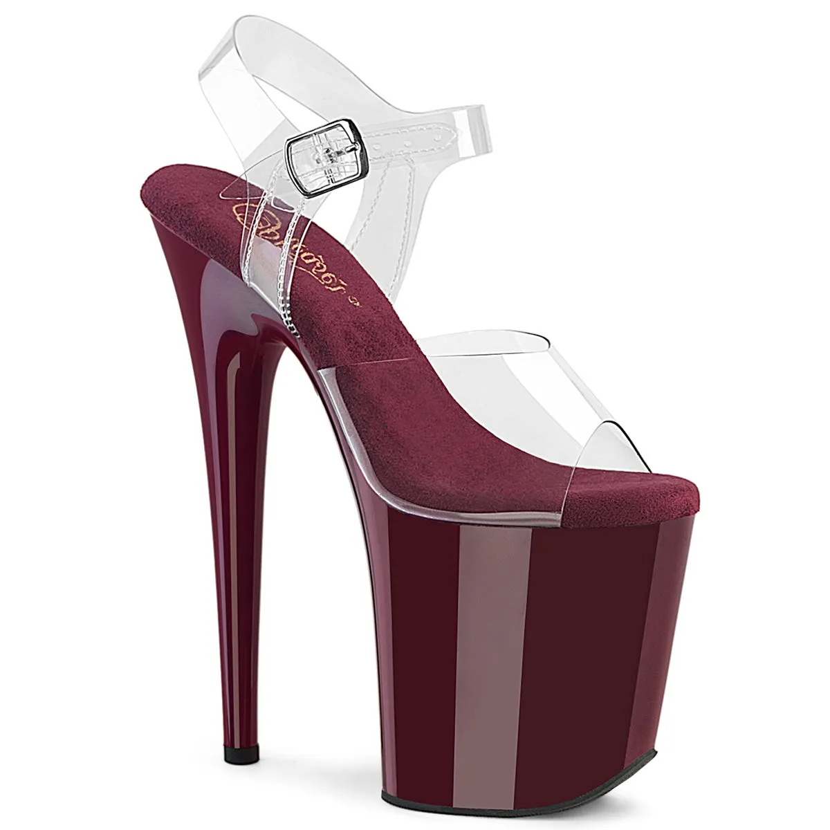 Pleaser Flamingo-808 Platform Ankle Strap Sandal