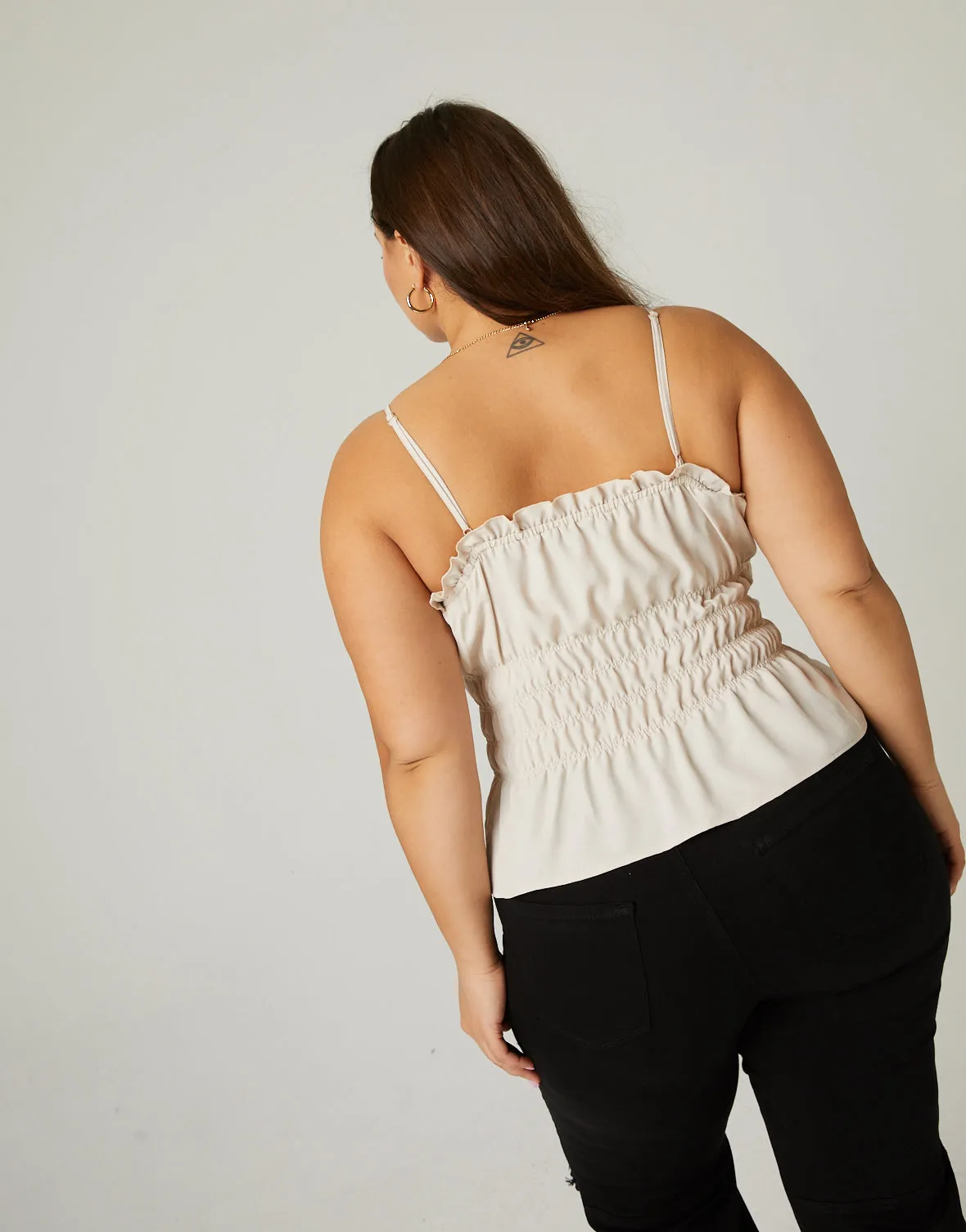 Plus Size Amber Smocked Tank