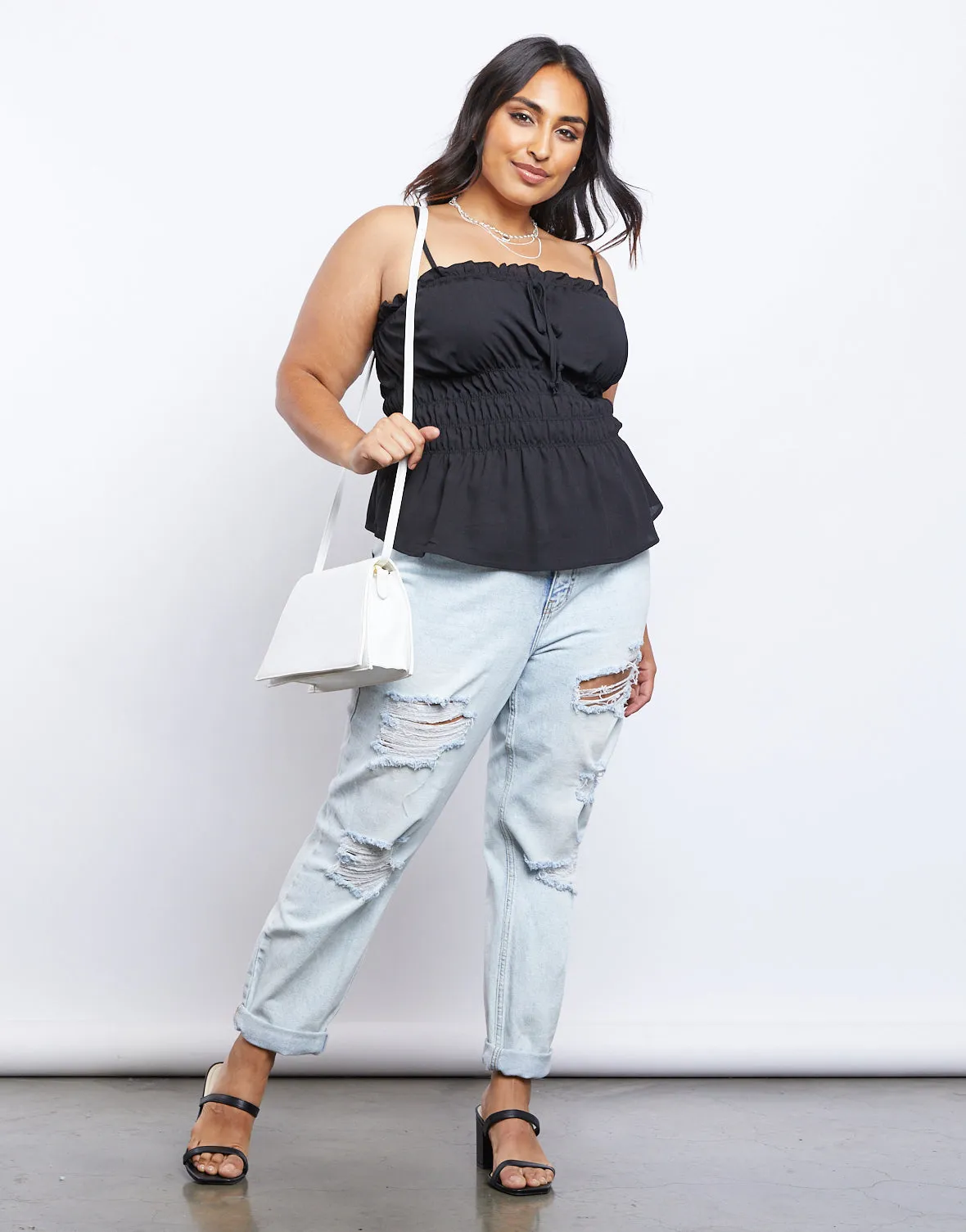 Plus Size Amber Smocked Tank