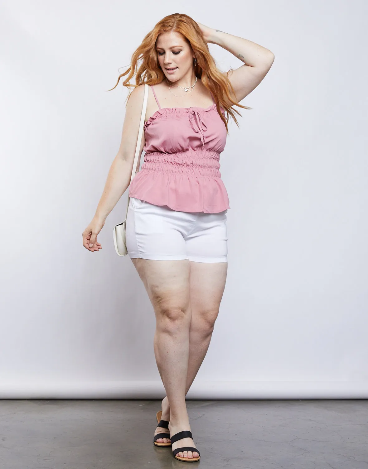 Plus Size Amber Smocked Tank