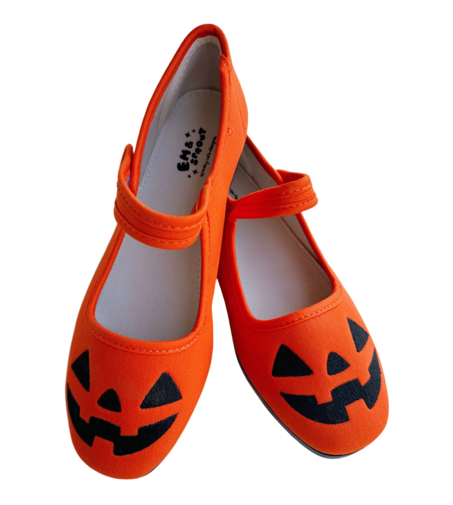 Pumpkin Mary Janes - Orange