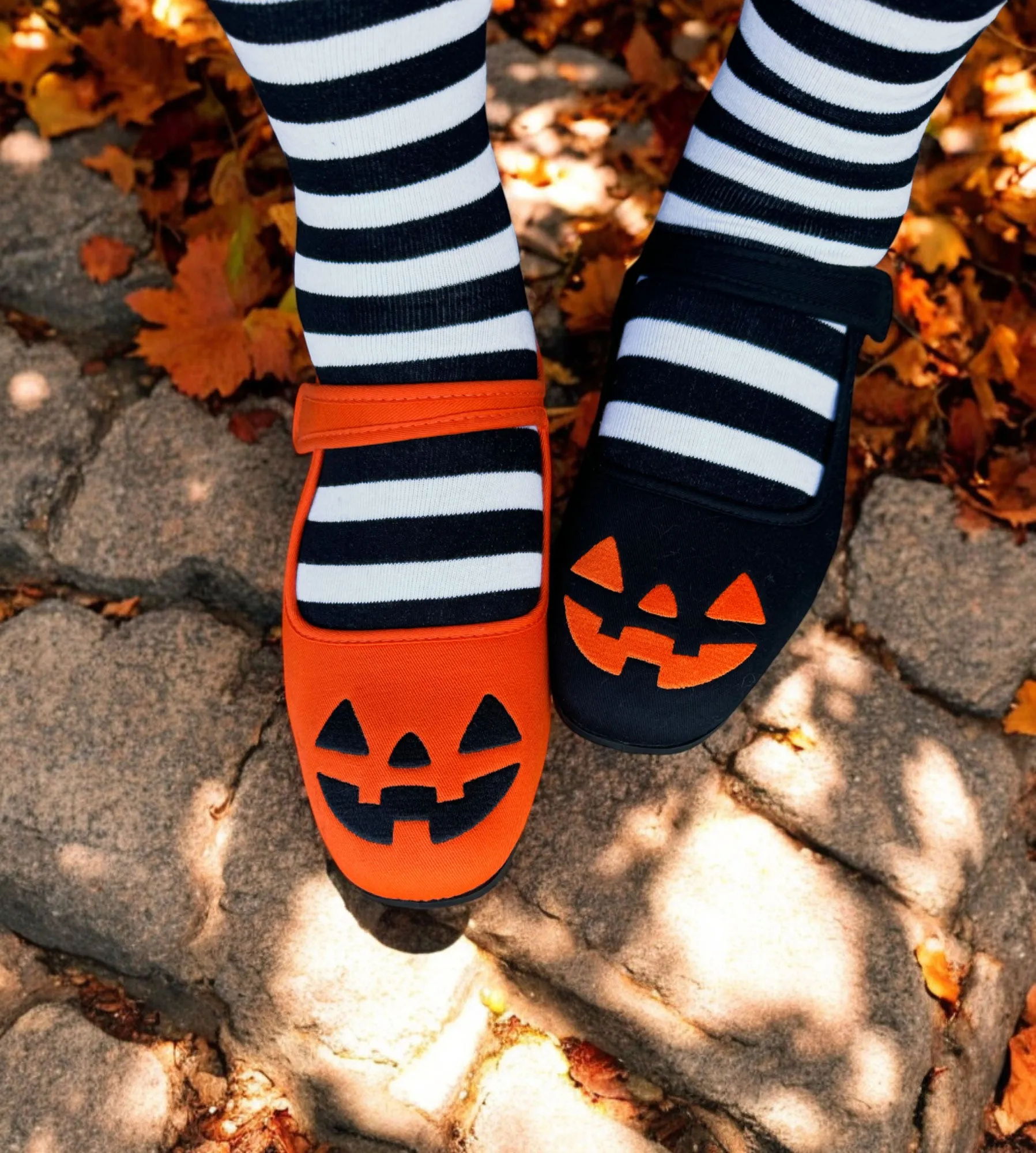 Pumpkin Mary Janes - Orange