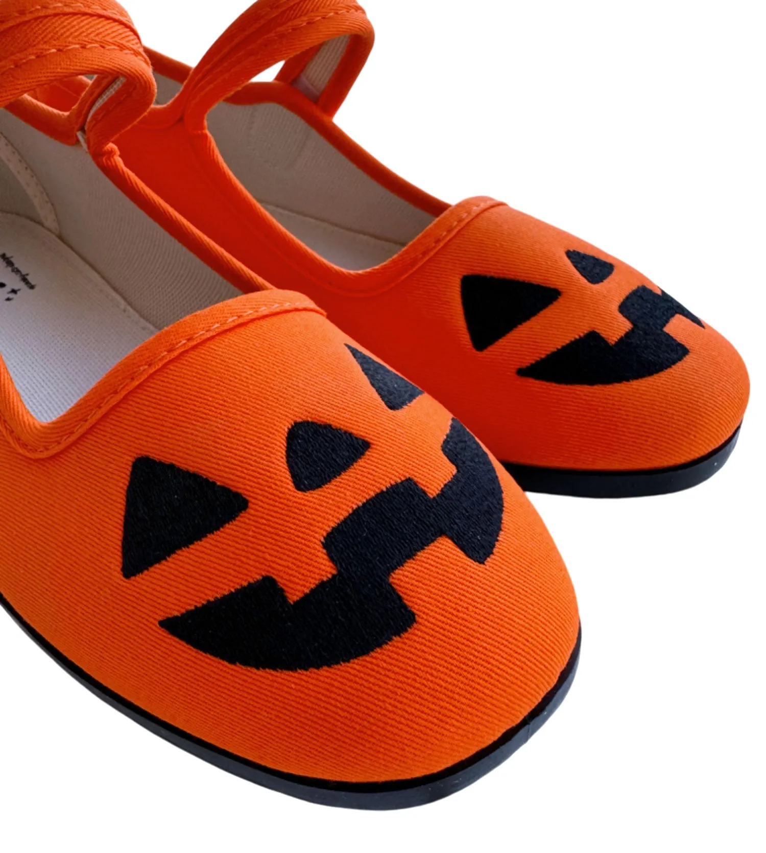Pumpkin Mary Janes - Orange