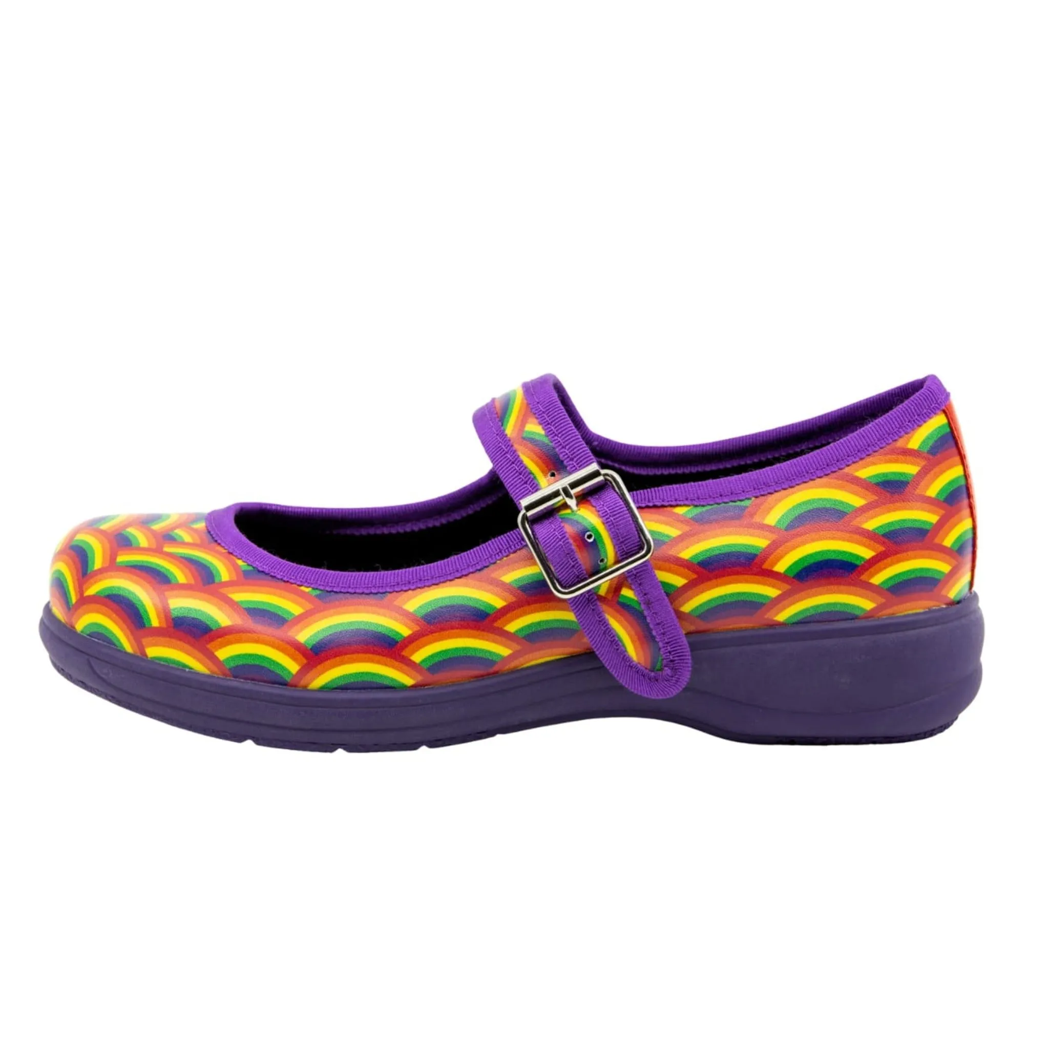 Rainbow Mary Janes MJs
