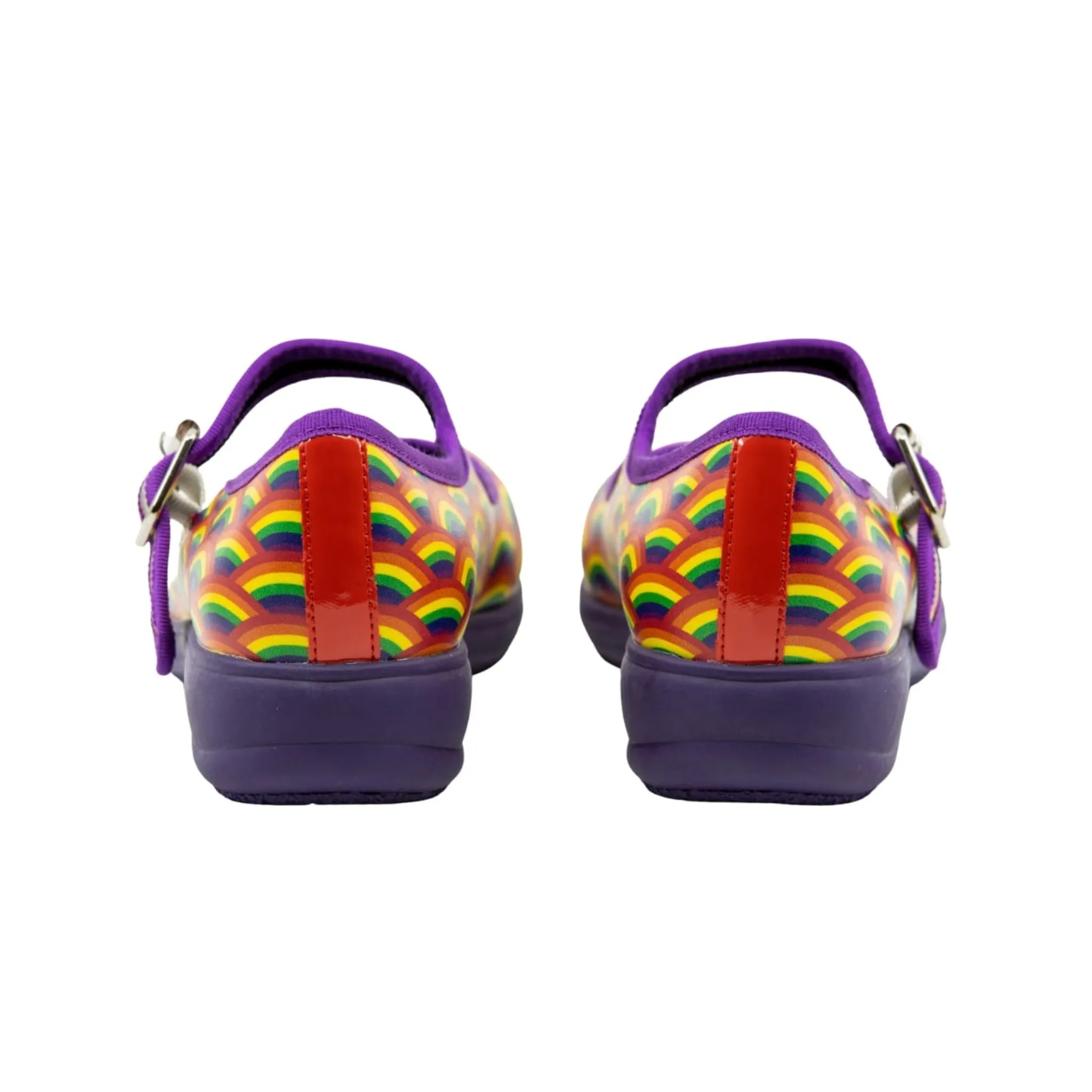 Rainbow Mary Janes MJs