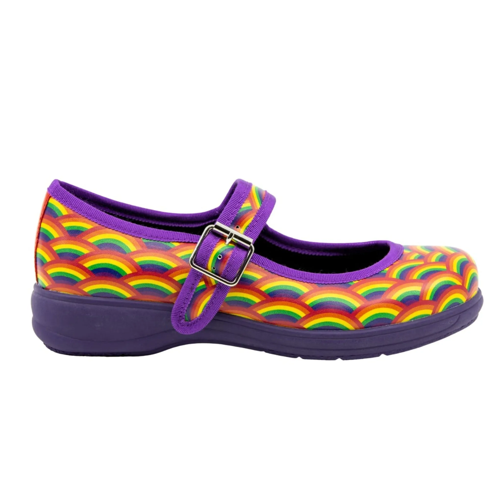 Rainbow Mary Janes MJs