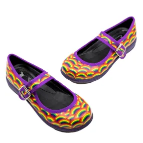 Rainbow Mary Janes MJs