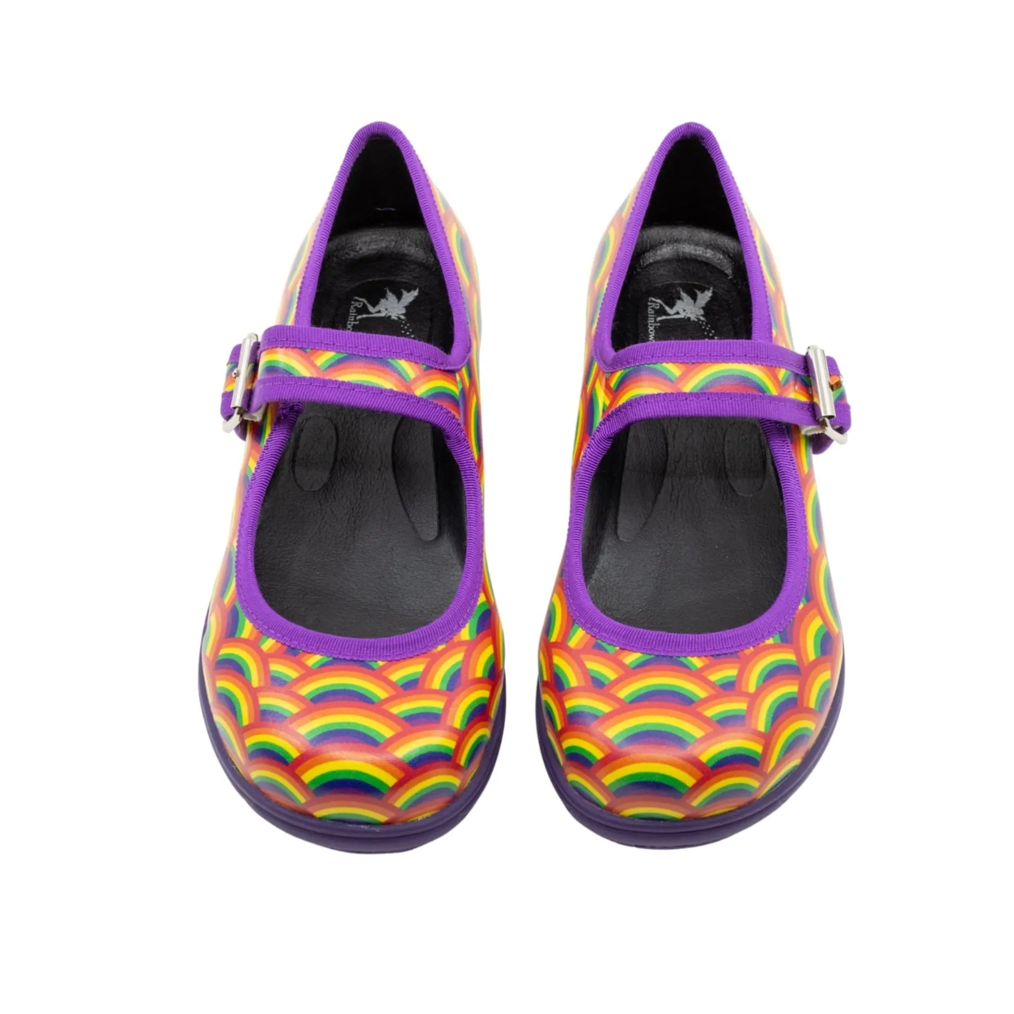 Rainbow Mary Janes MJs