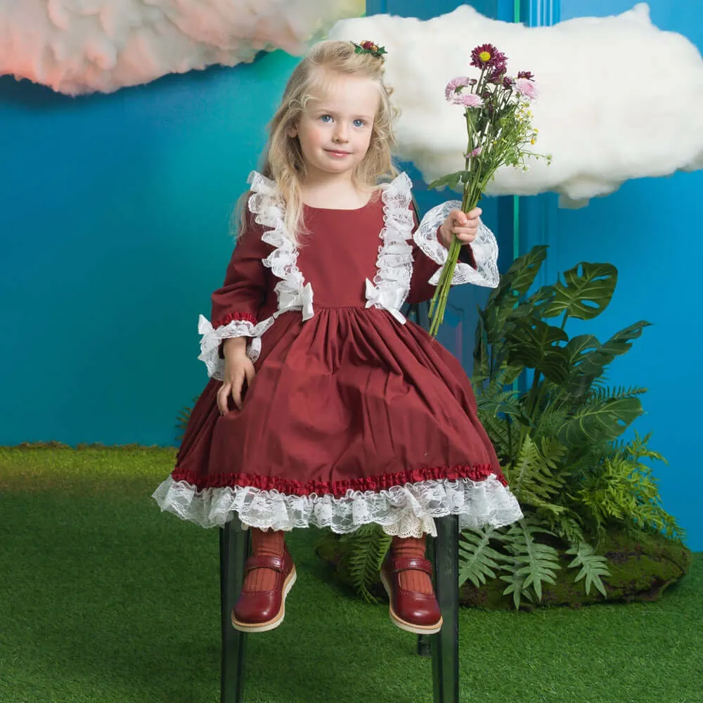 Red Soft Sole Mary Jane Shoes