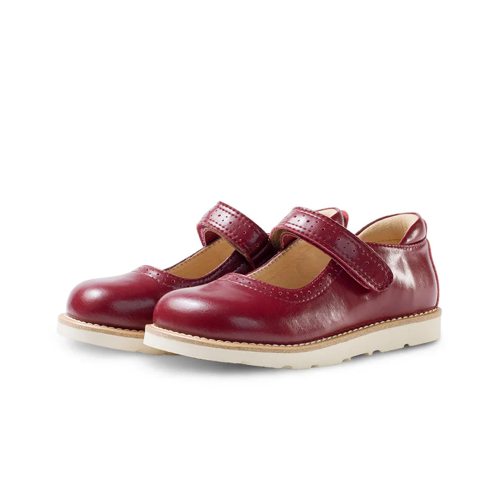 Red Soft Sole Mary Jane Shoes