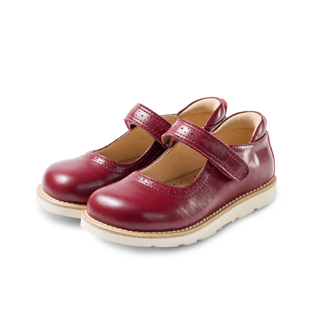 Red Soft Sole Mary Jane Shoes