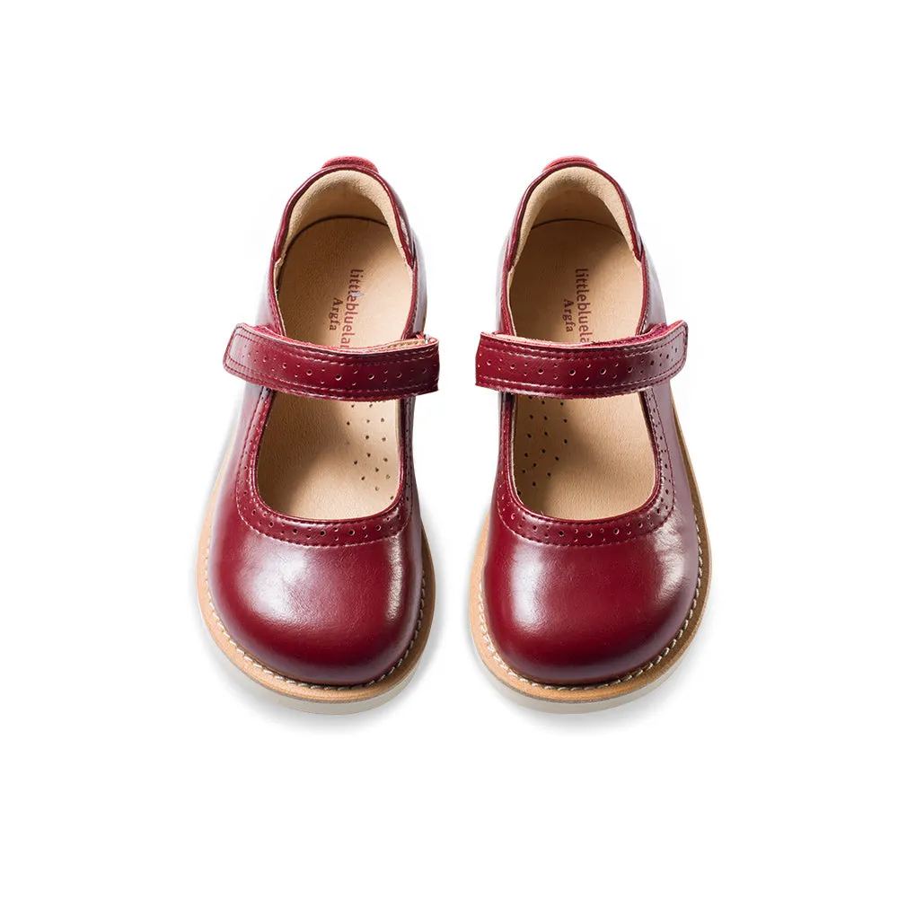 Red Soft Sole Mary Jane Shoes