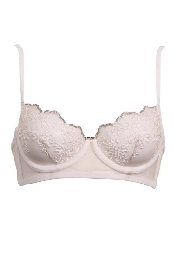 Rococo Lace Bra- White