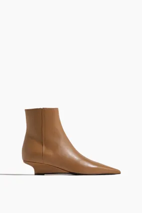 Sharp Ankle Boots in Camel