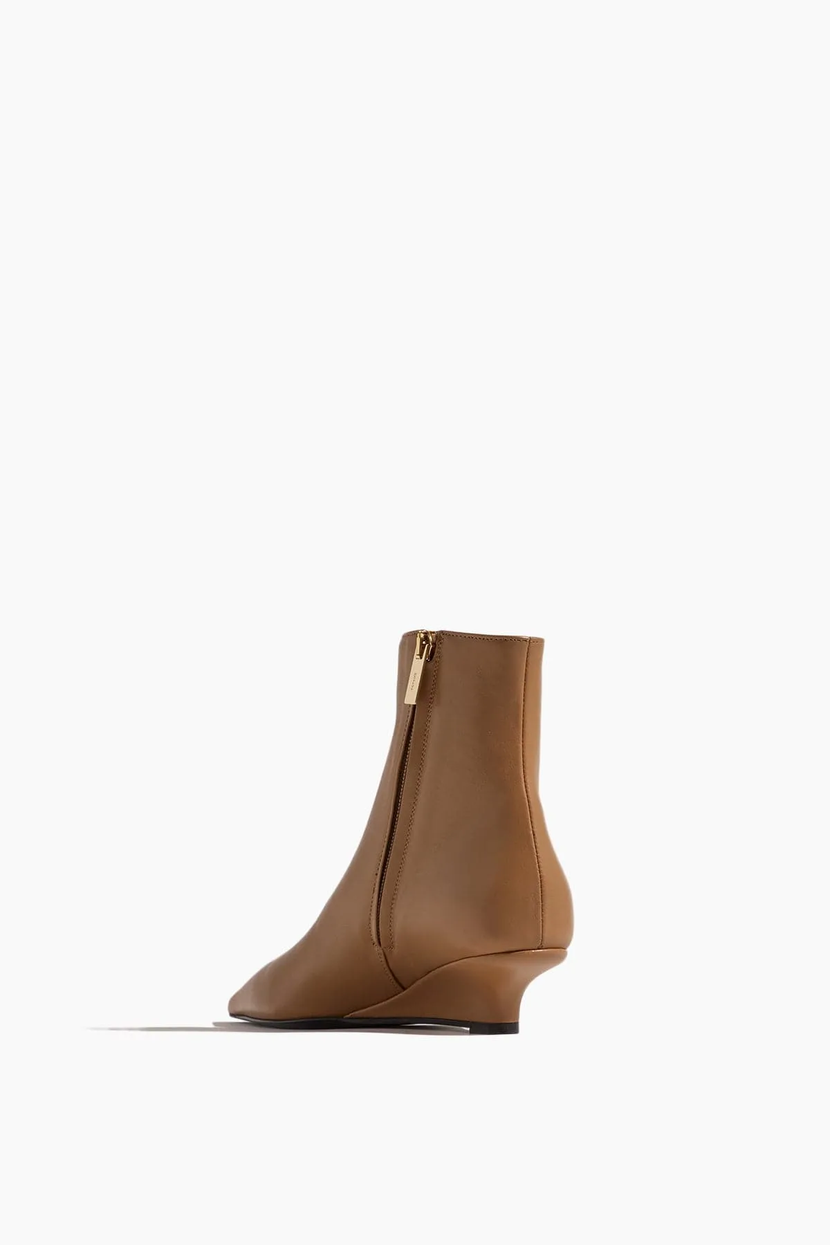 Sharp Ankle Boots in Camel