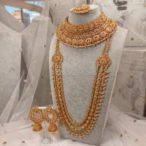 Shiwashina Bright Gold Bridal set