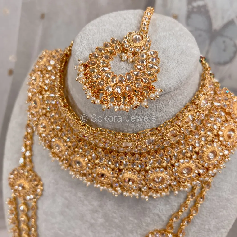 Shiwashina Bright Gold Bridal set