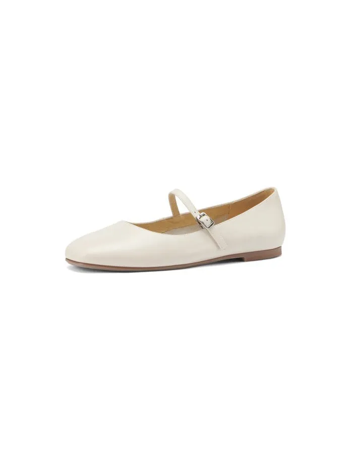 Single Strap Soft Leather Flats Ballet Shoes