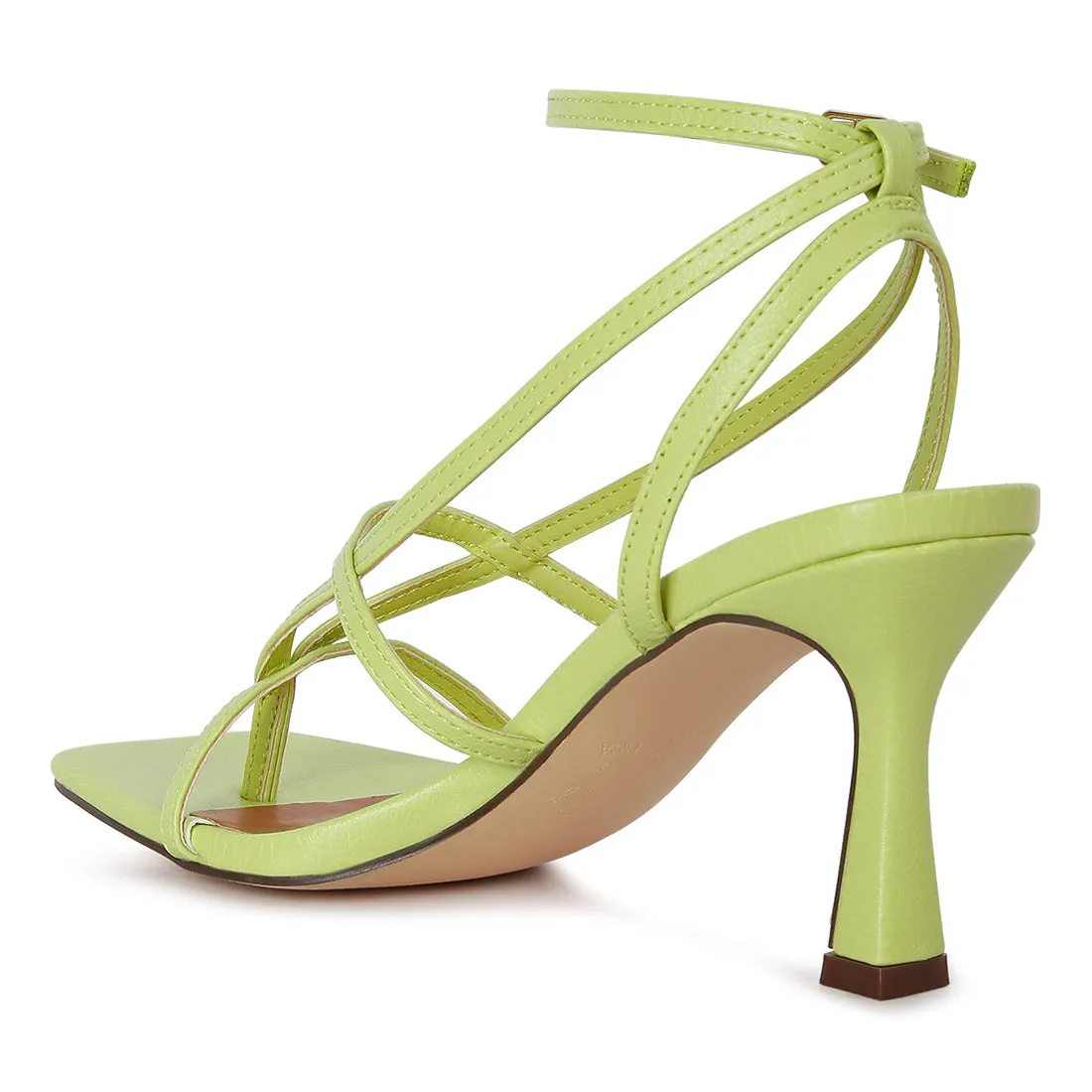 Skyline Mid Heeled Ankle Strap Sandals