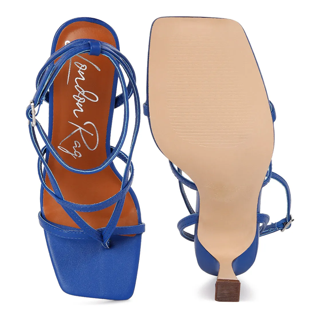 Skyline Mid Heeled Ankle Strap Sandals