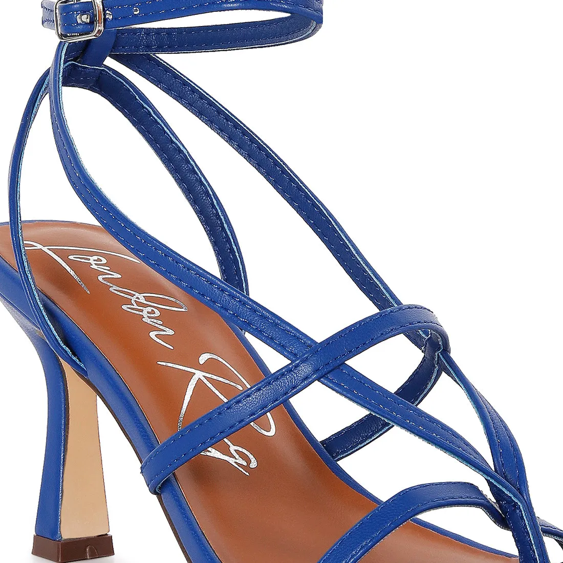 Skyline Mid Heeled Ankle Strap Sandals