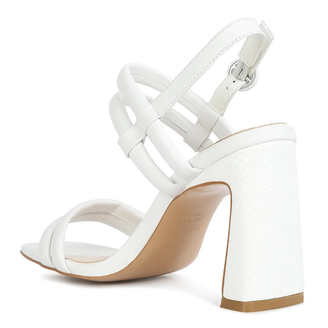 Slim Block Heel Sandal