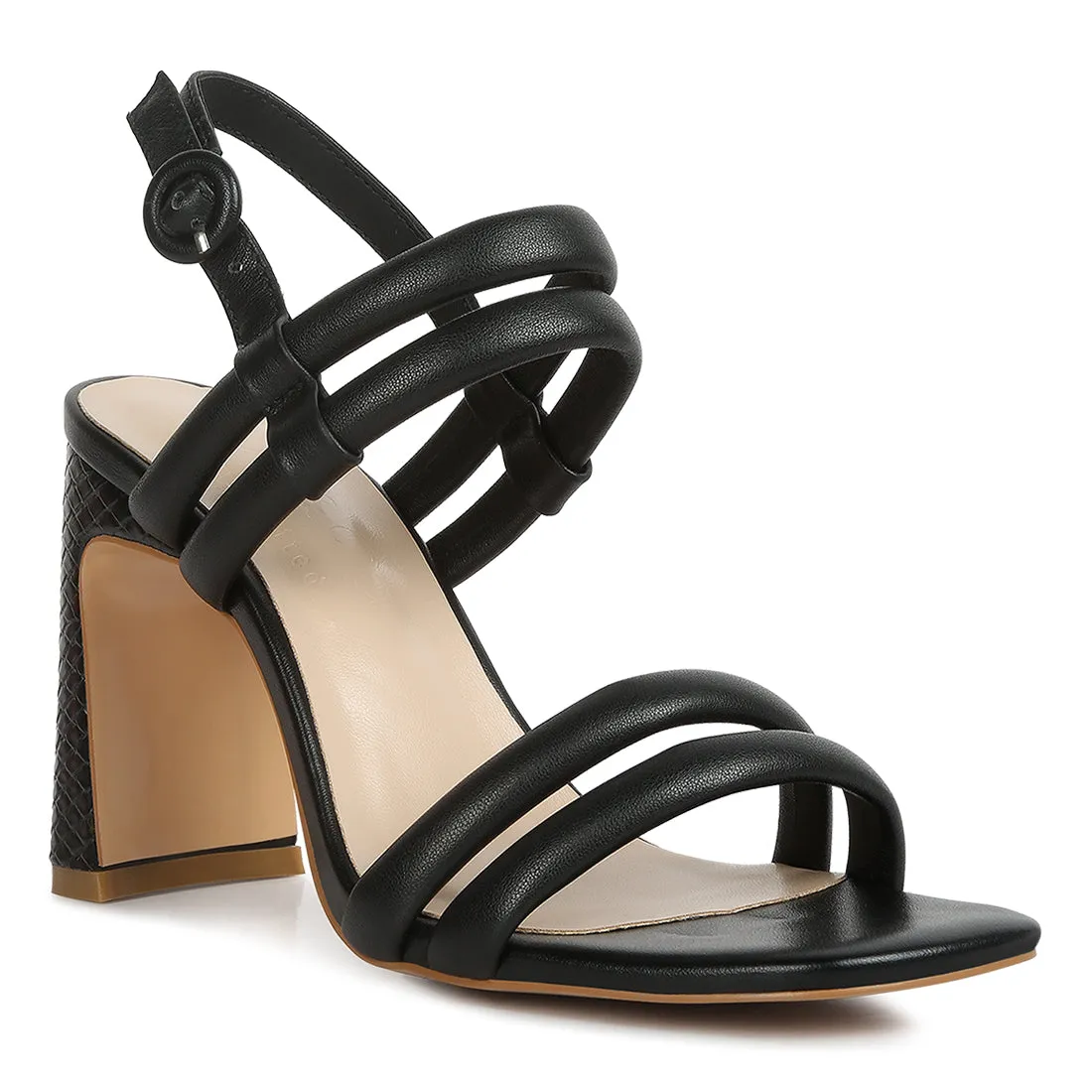 Slim Block Heel Sandal