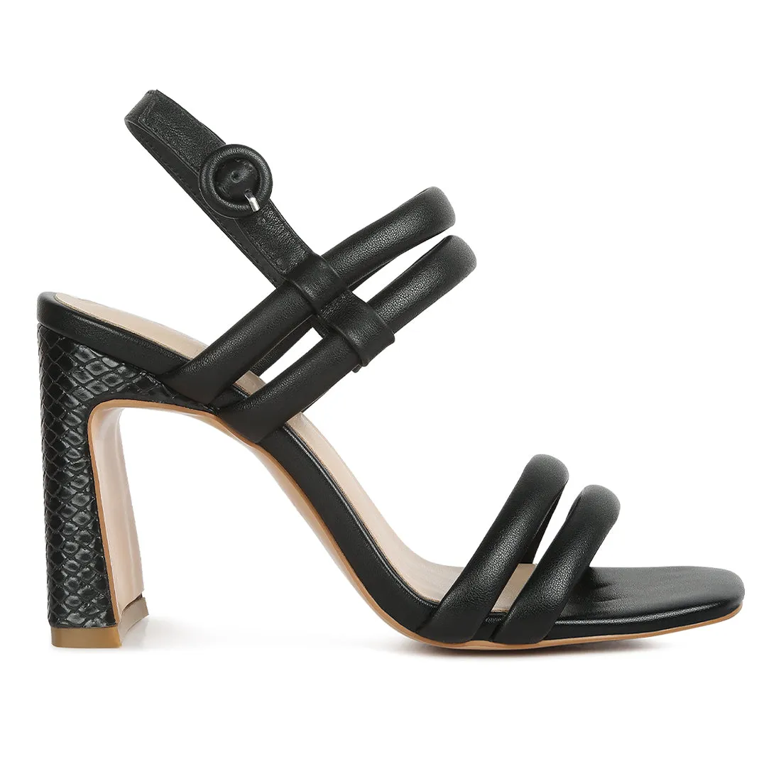 Slim Block Heel Sandal