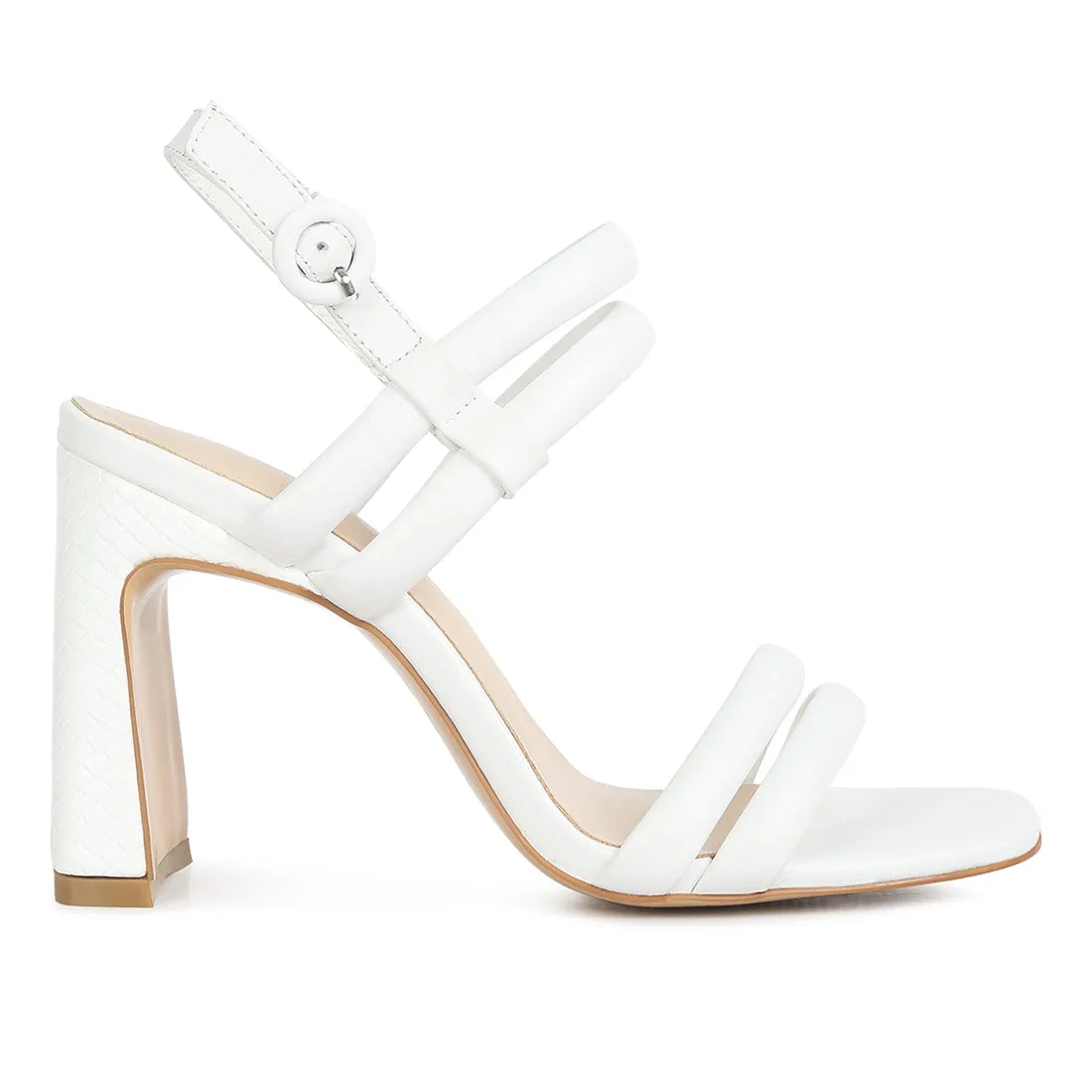 Slim Block Heel Sandal