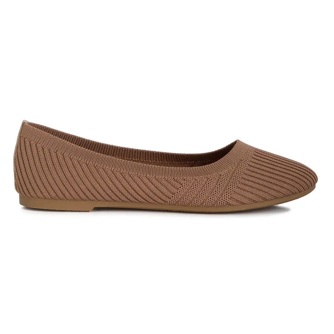 Solid Casual Ballet Flats