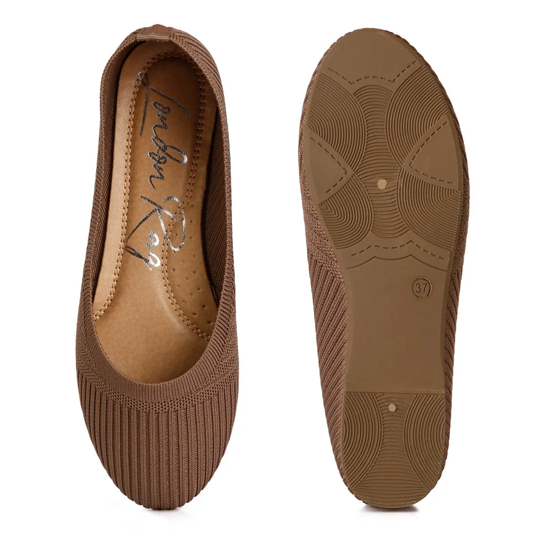 Solid Casual Ballet Flats