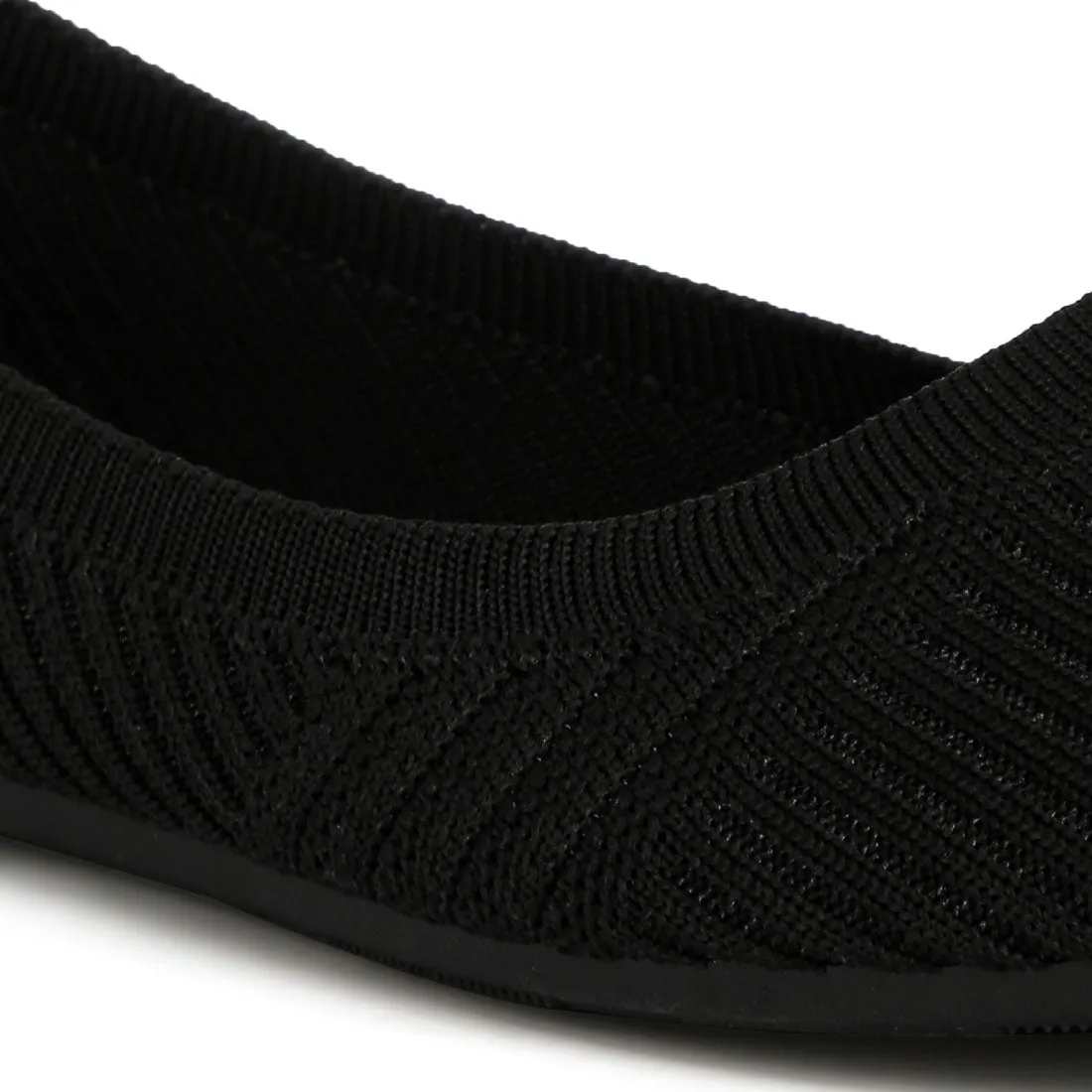 Solid Casual Ballet Flats