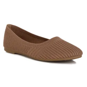 Solid Casual Ballet Flats