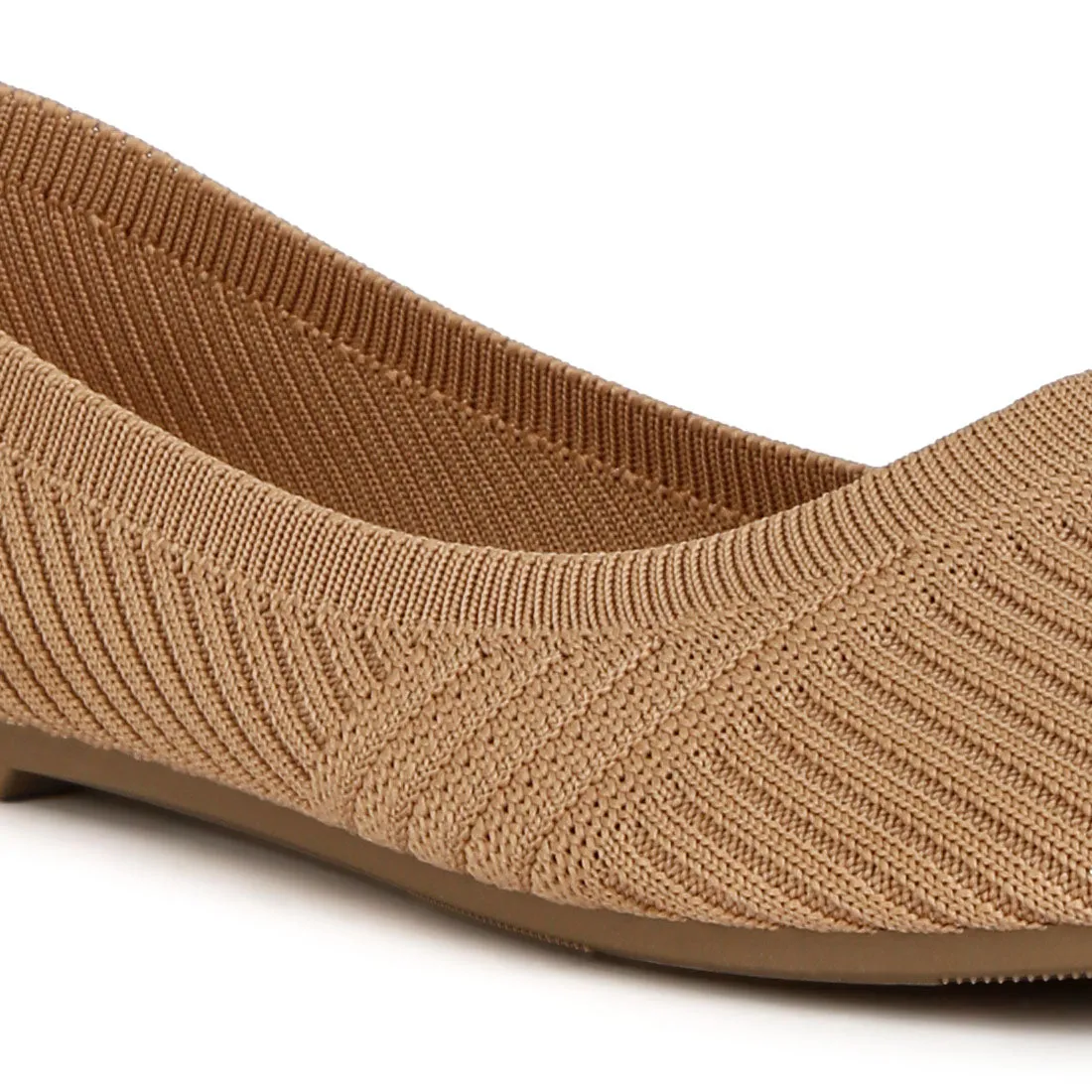 Solid Casual Ballet Flats