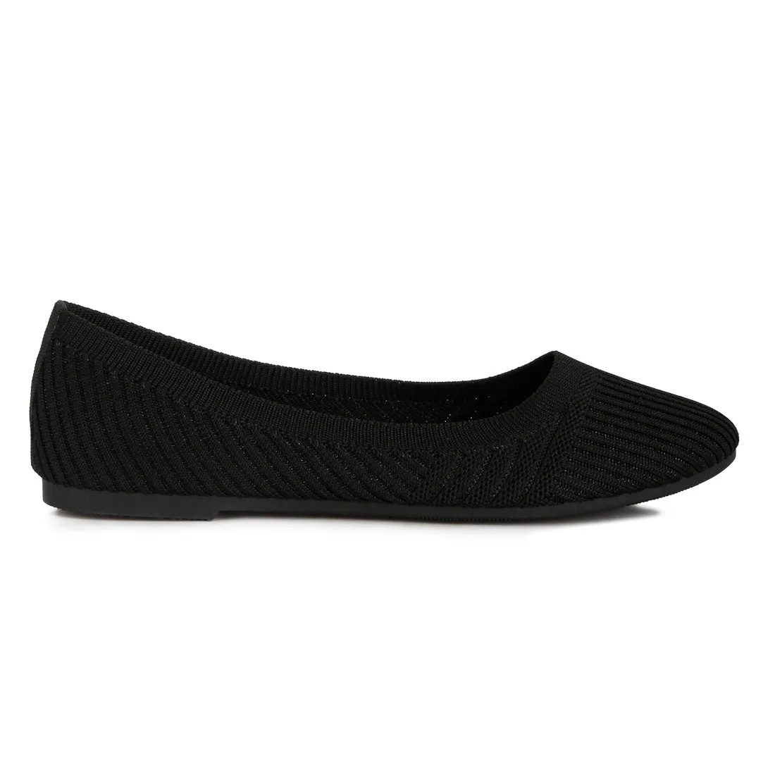 Solid Casual Ballet Flats