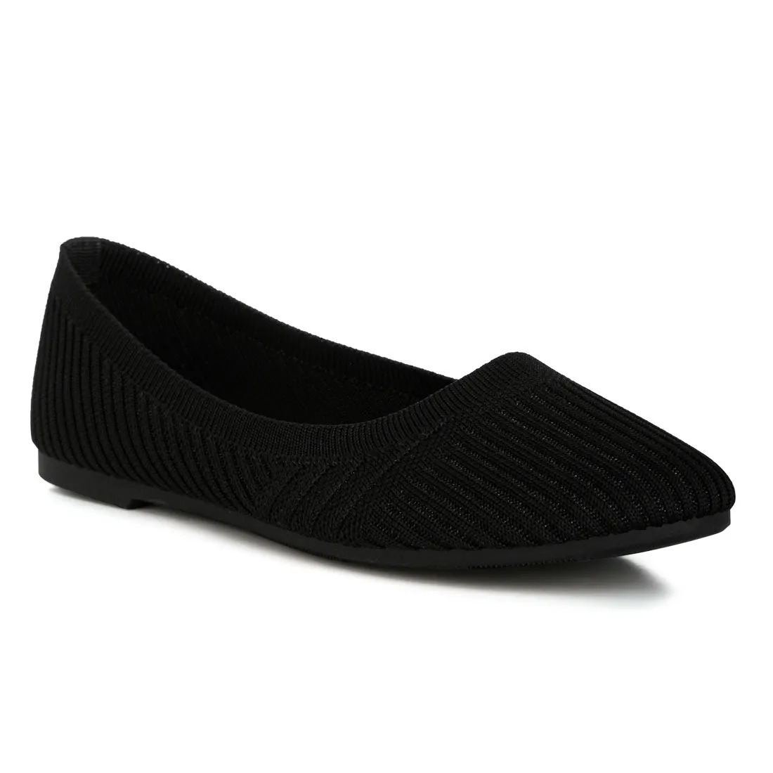 Solid Casual Ballet Flats