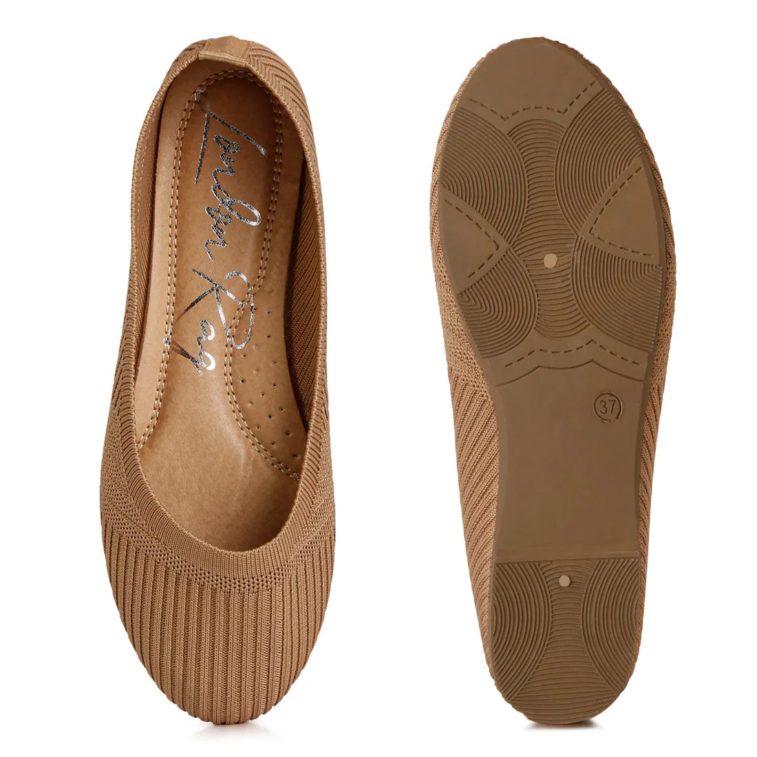 Solid Casual Ballet Flats