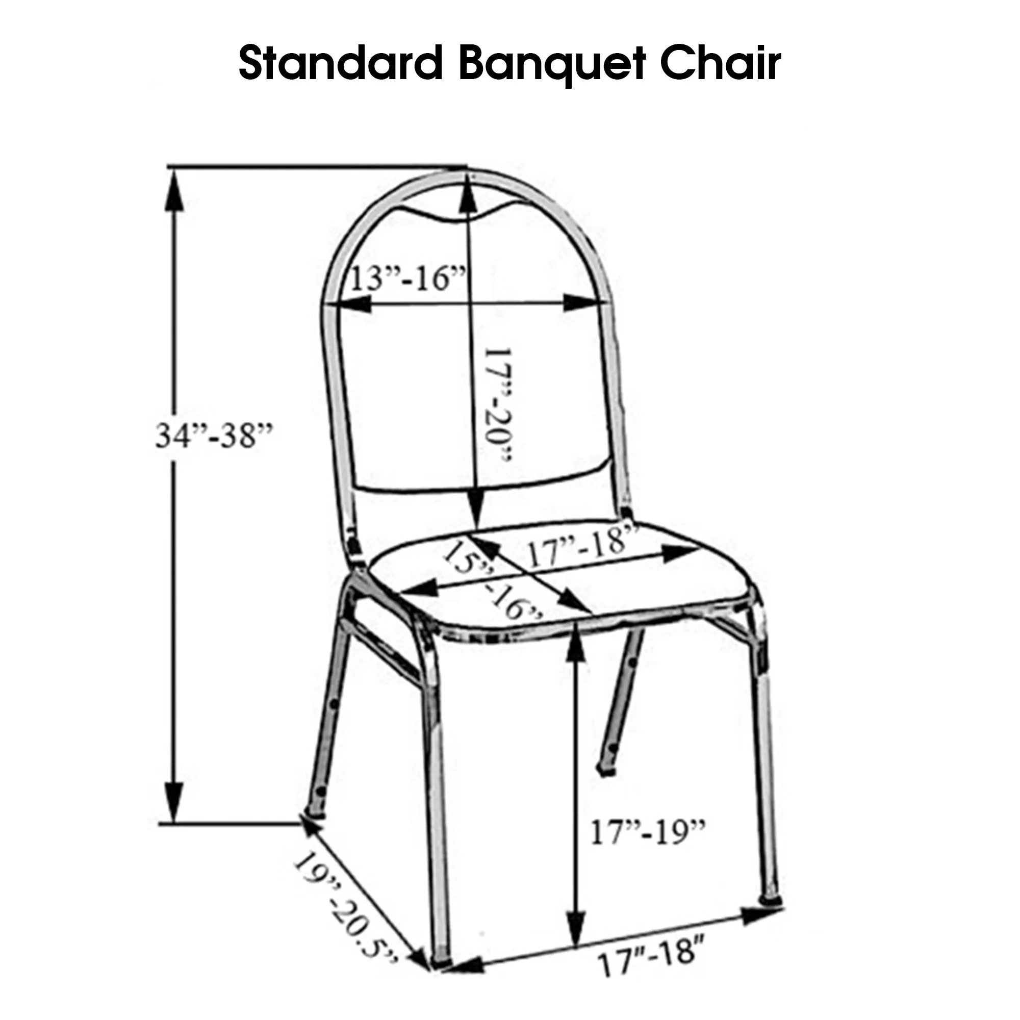 Spandex Banquet Chair Cover Hunter Green