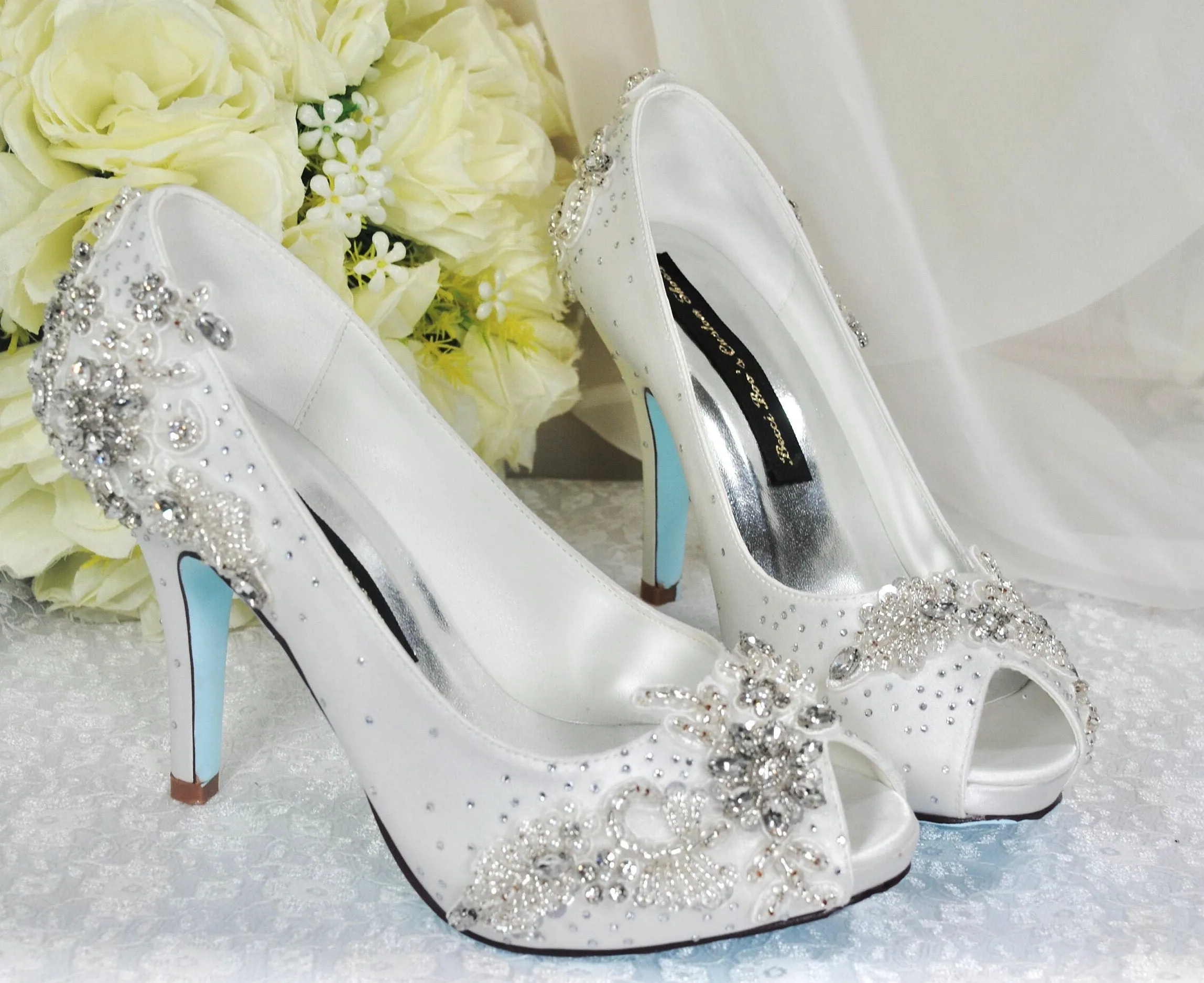 Sparkling Bridal Heels