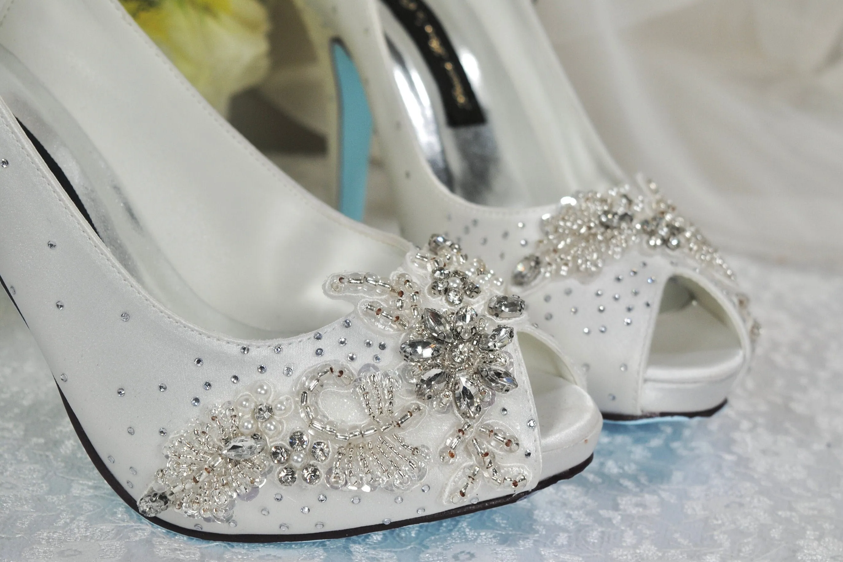 Sparkling Bridal Heels
