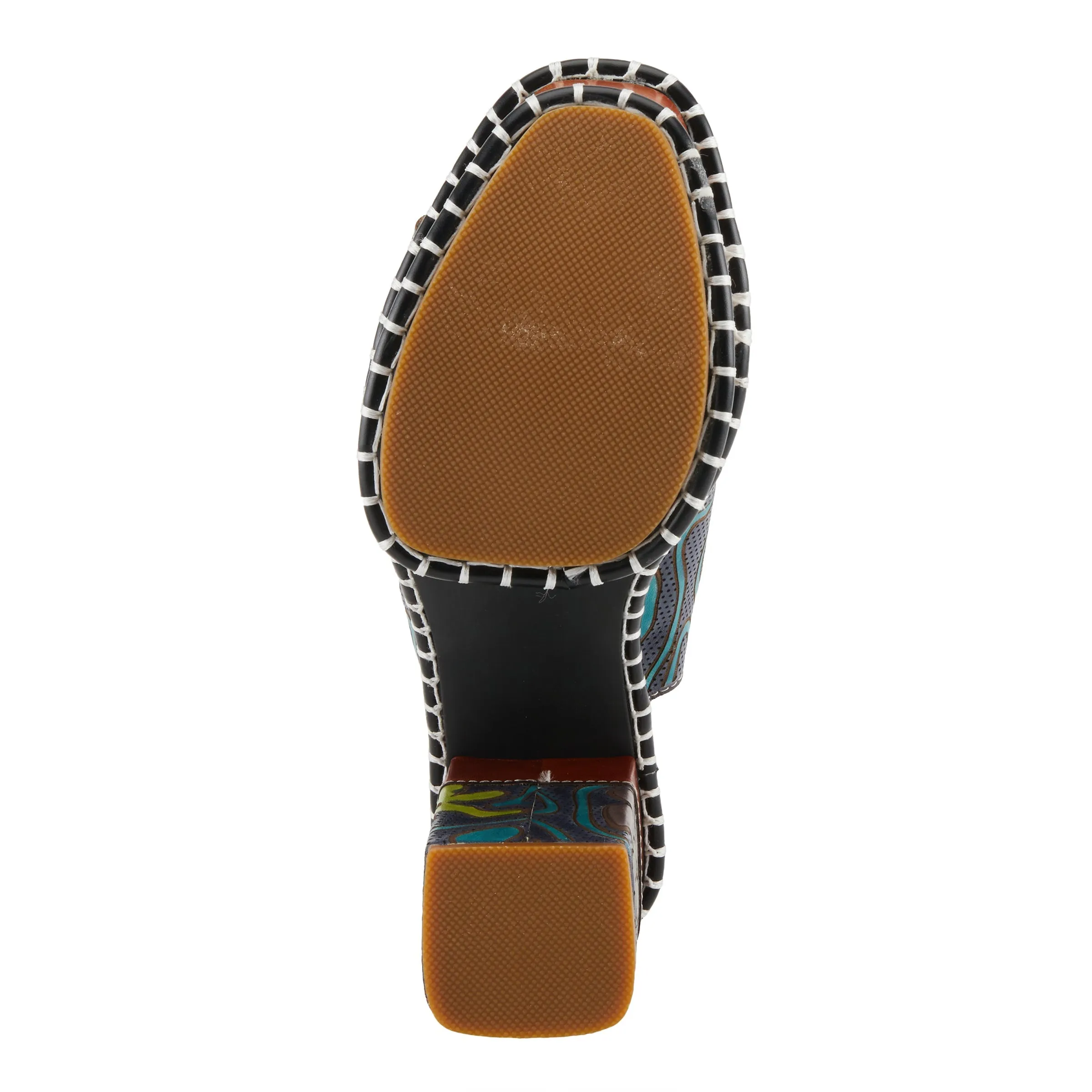 Spring Step Shoes L'Artiste Colossal Sandals Women's Hand Painted Leather