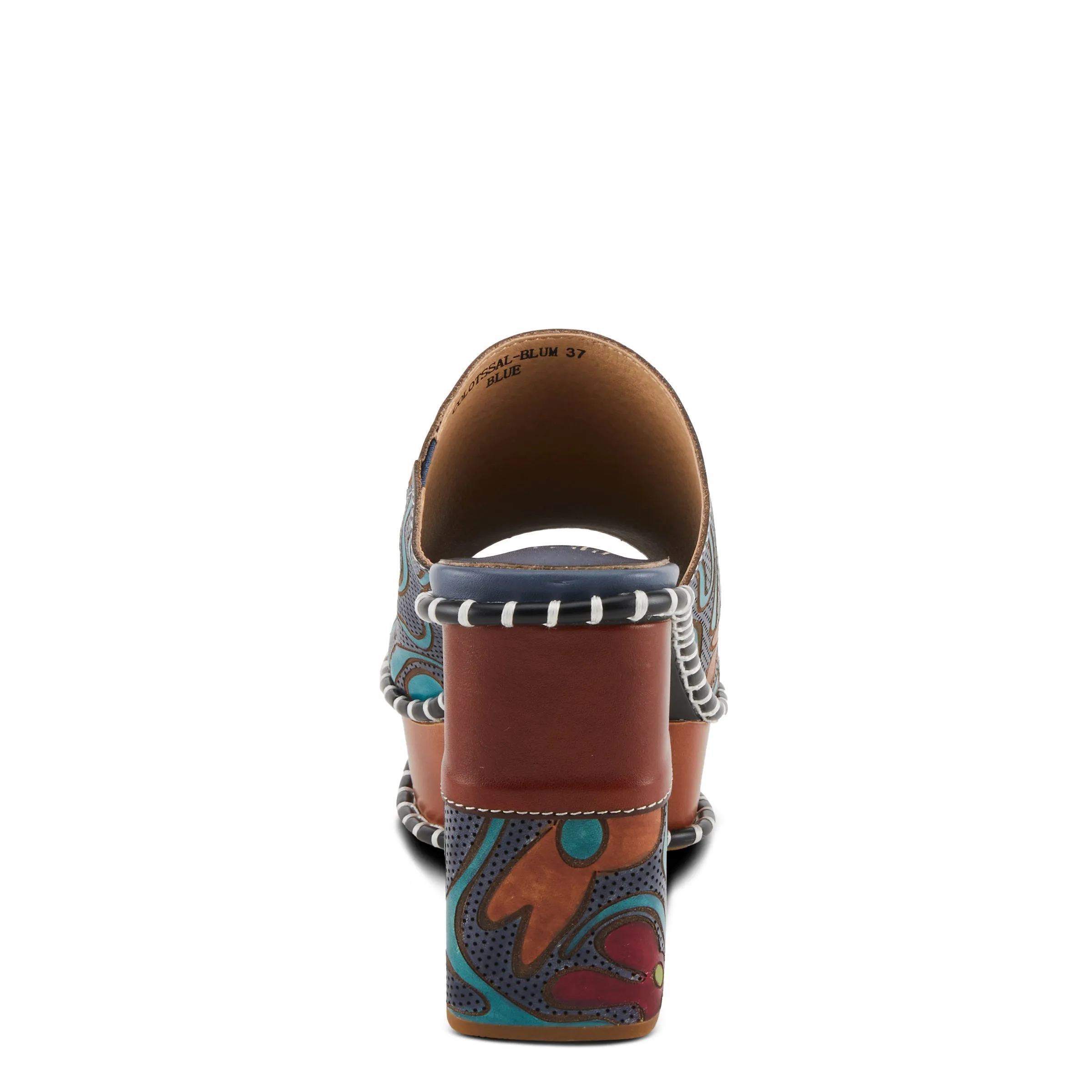 Spring Step Shoes L'Artiste Colossal Sandals Women's Hand Painted Leather