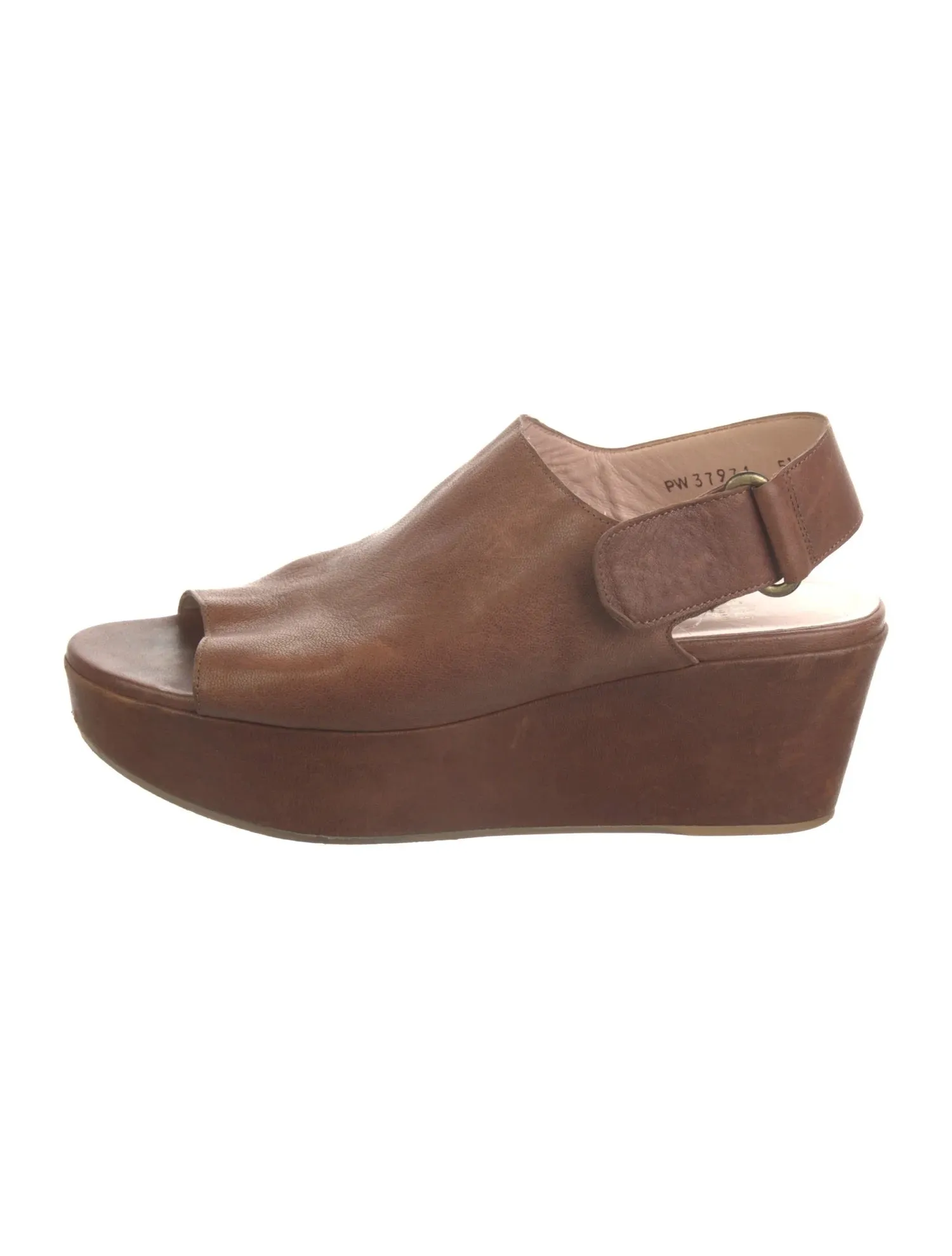STUART WEITZMAN LEATHER SLINGBACK SANDALS
