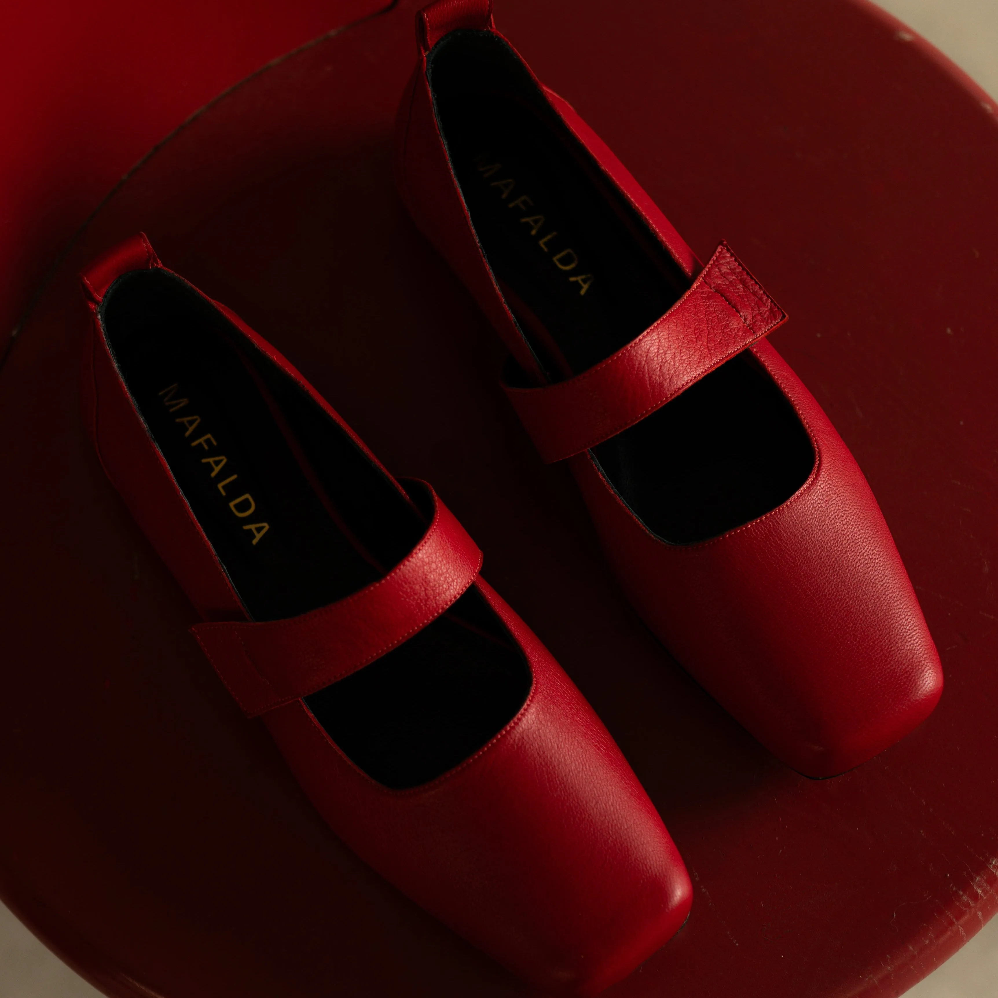 Tami Red Mary Janes
