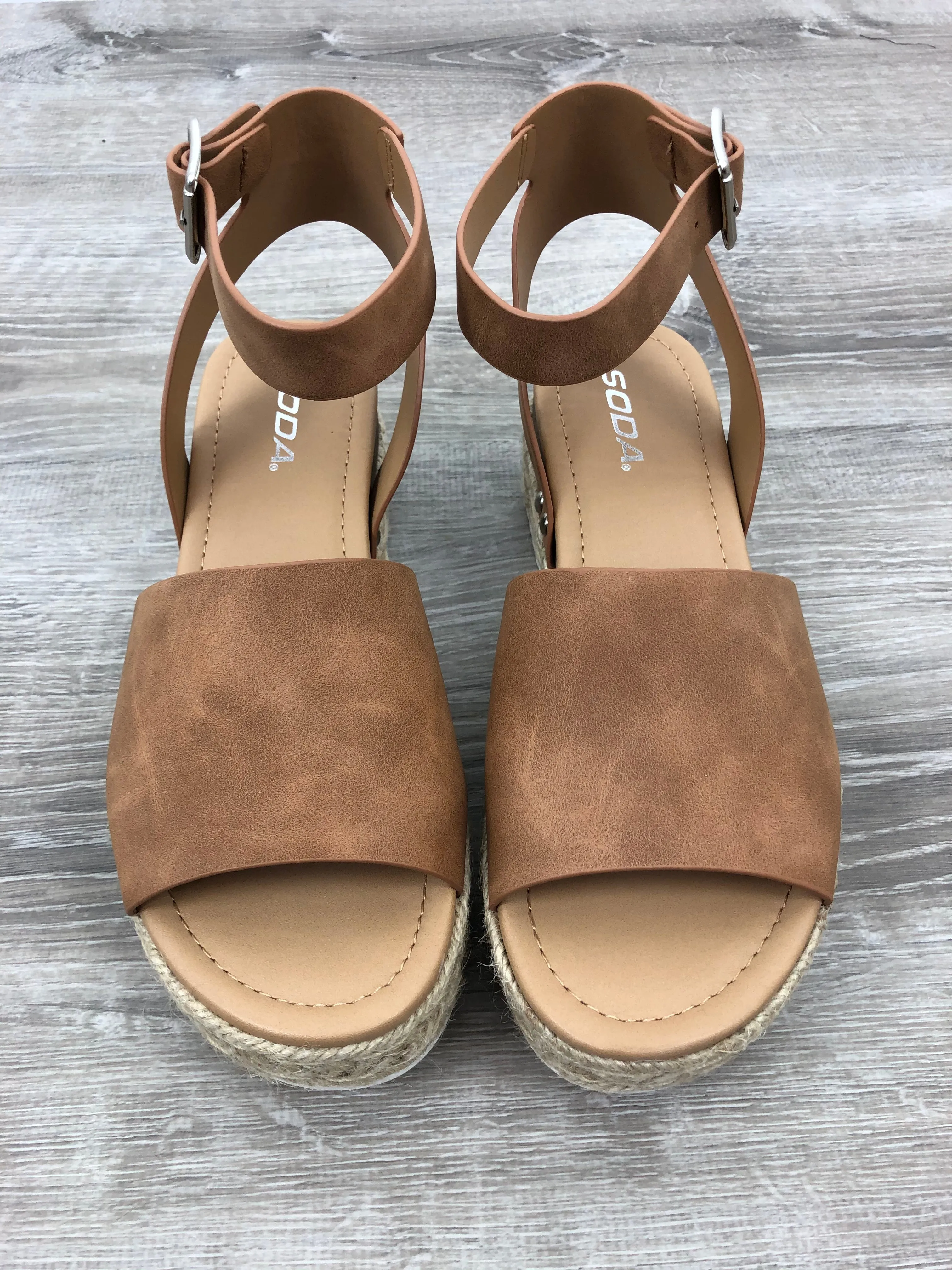 Tan Espadrille Sandal