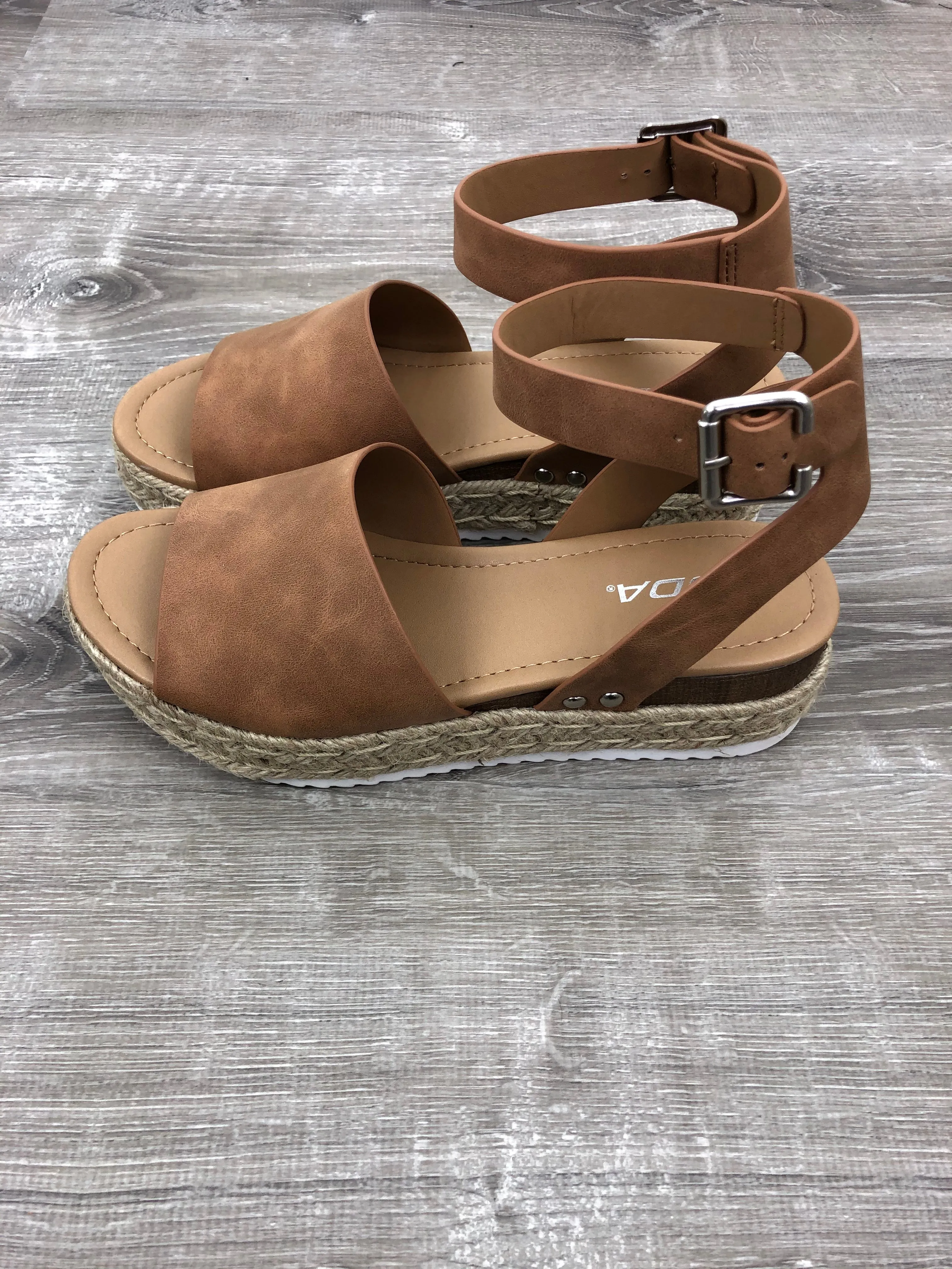 Tan Espadrille Sandal