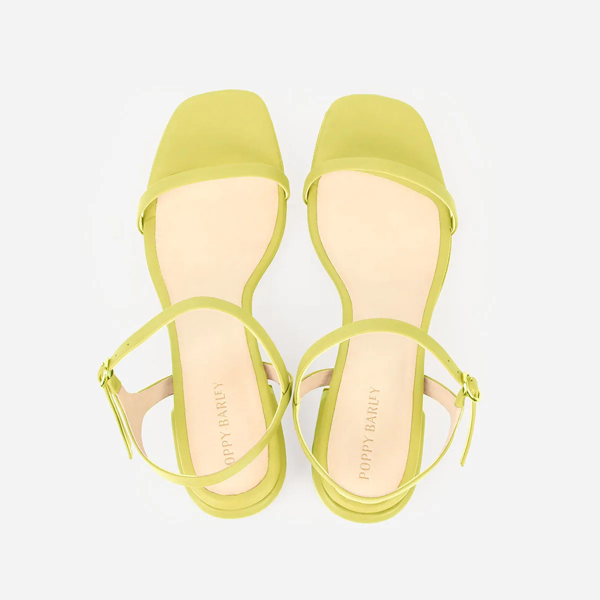 The Lindsay Heeled Sandal Citrus
